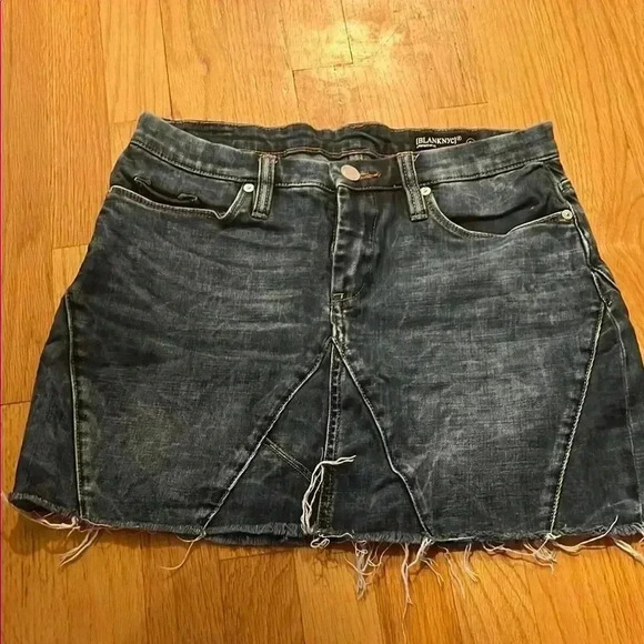 BlankNYC Denim Mini Skirt Size 27 - Picture 1 of 6
